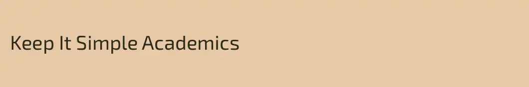 Keep It Simple Academics